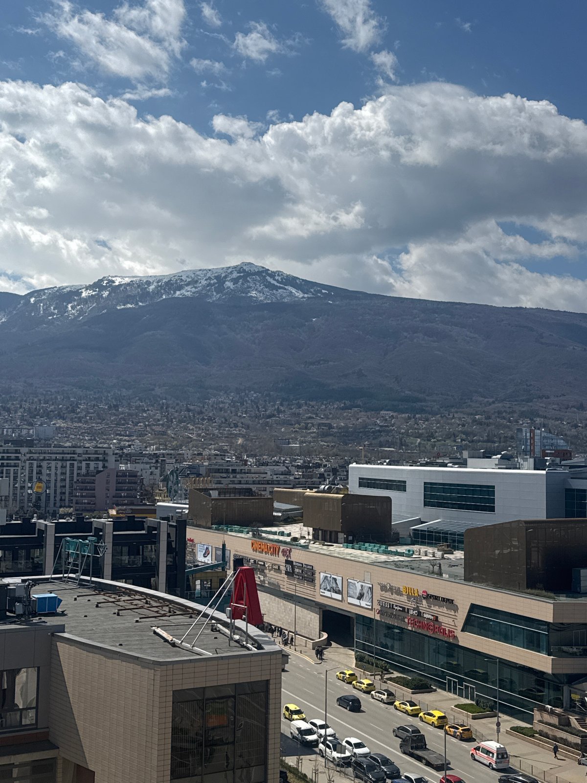 Morning urban photography survey documents Sofia cityscape and architecture