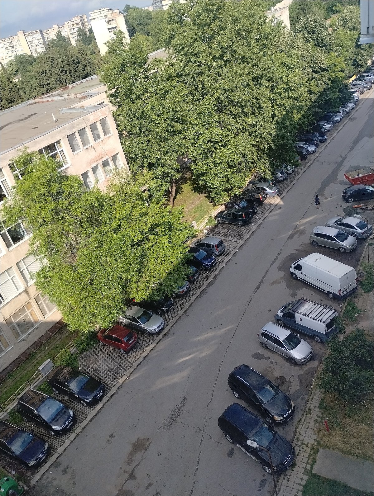 Morning documentation of urban life in Yambol, Bulgaria