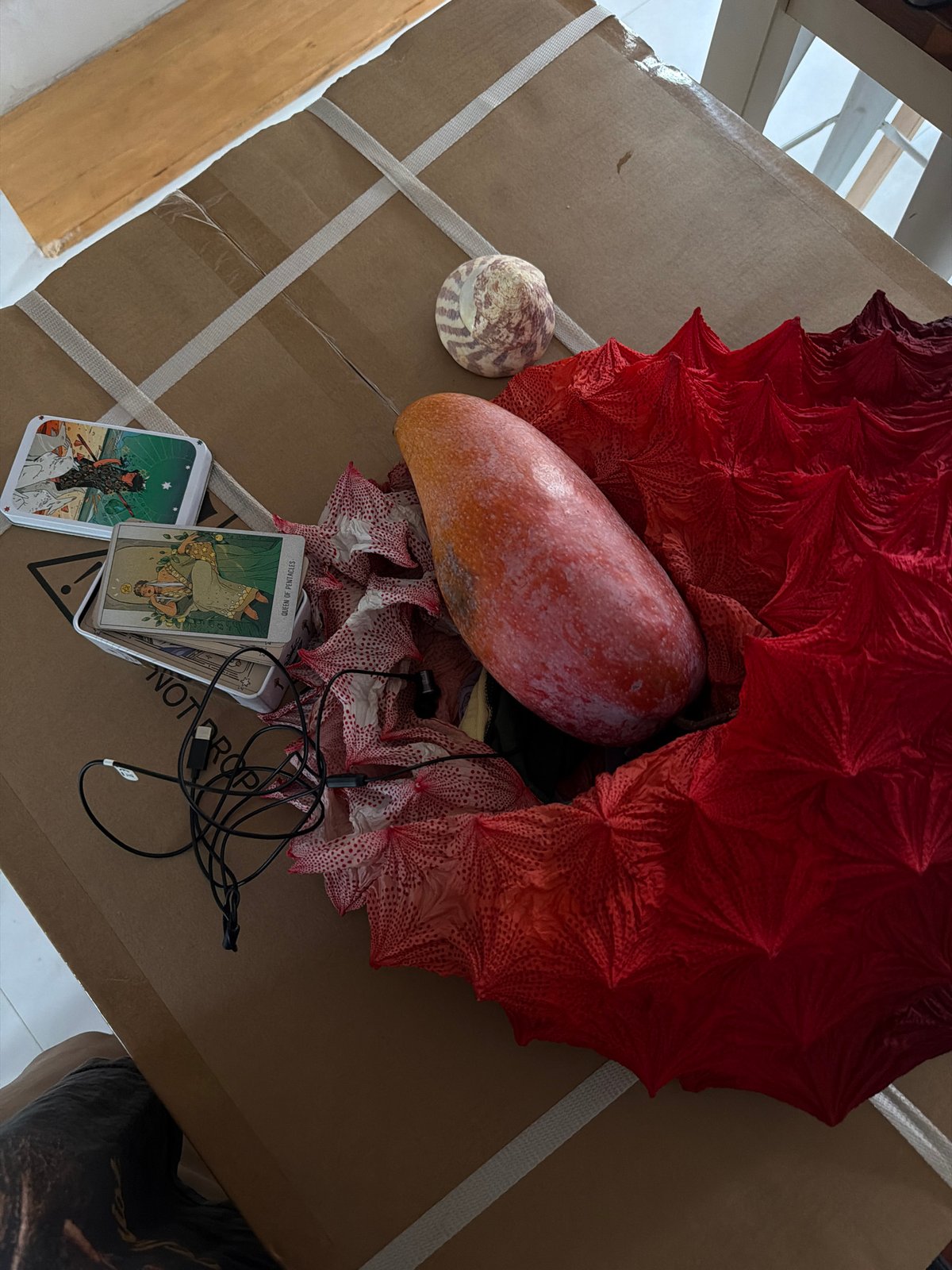 Personal items arranged for social media challenge in Thailand
