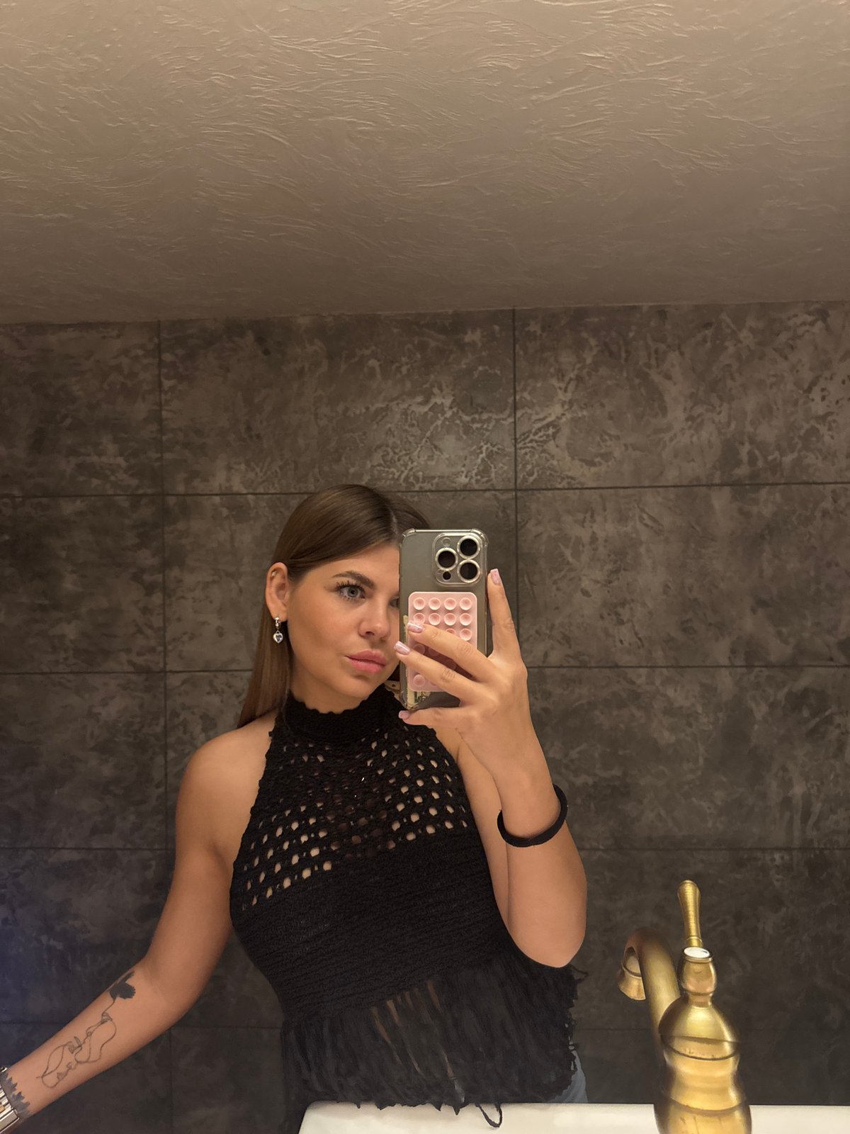 Night out selfies from inside a Chaikovsky venue