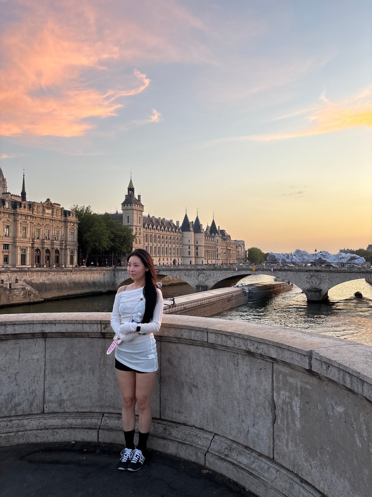 Notre Dame and the Seine on a summer evening in Paris