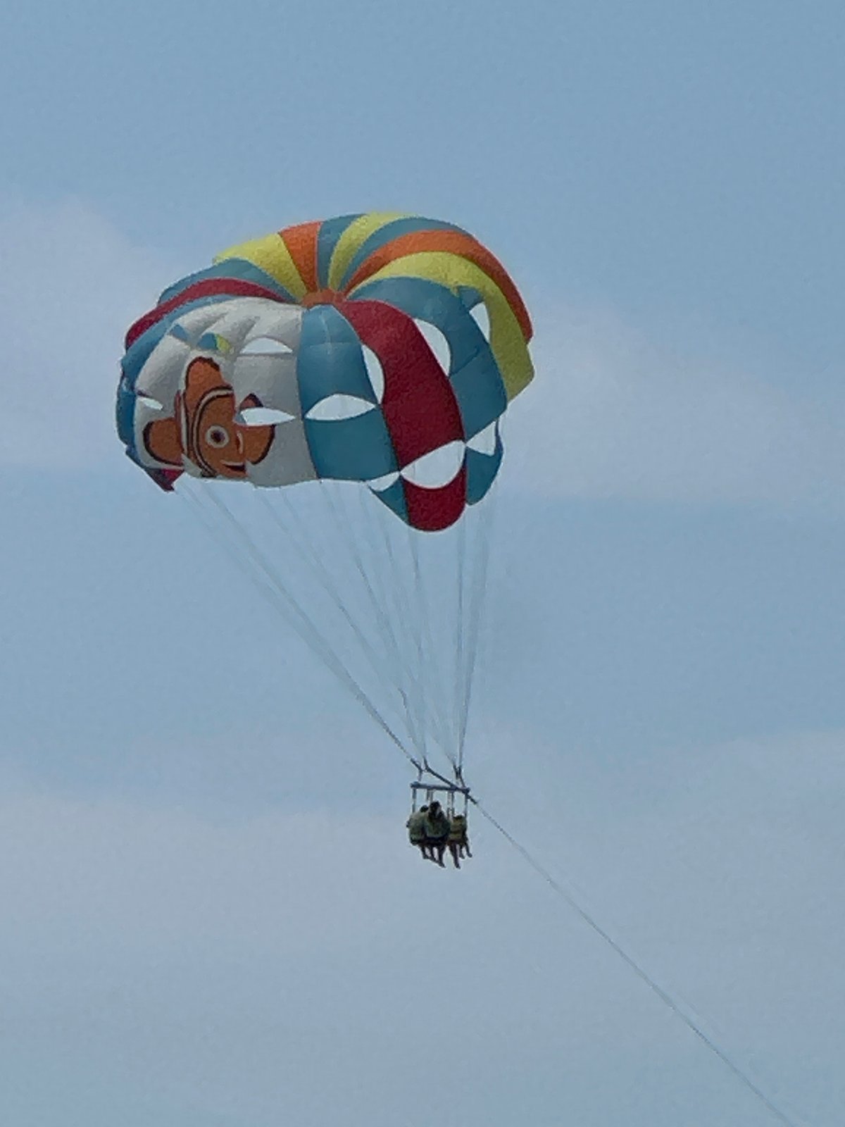 Parasailing and beach life on the Montenegrin Adriatic coast