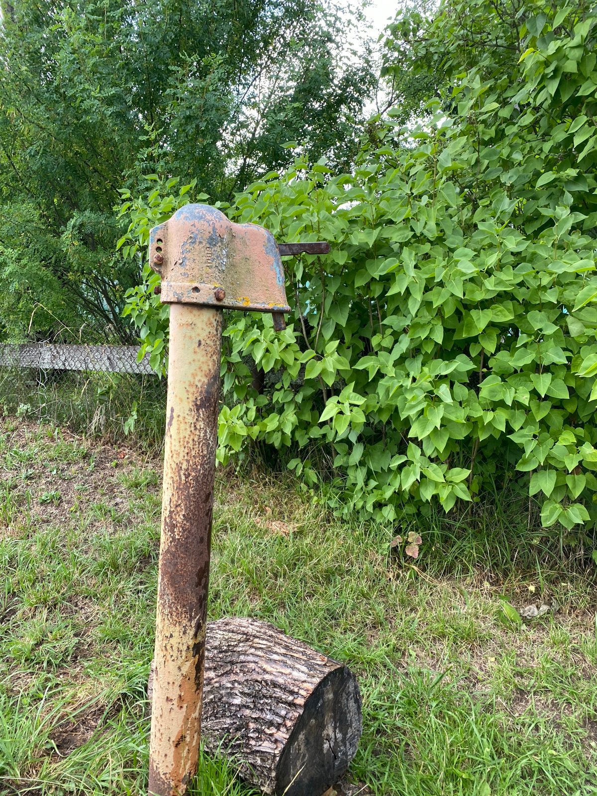 Aging water infrastructure in a quiet rural landscape