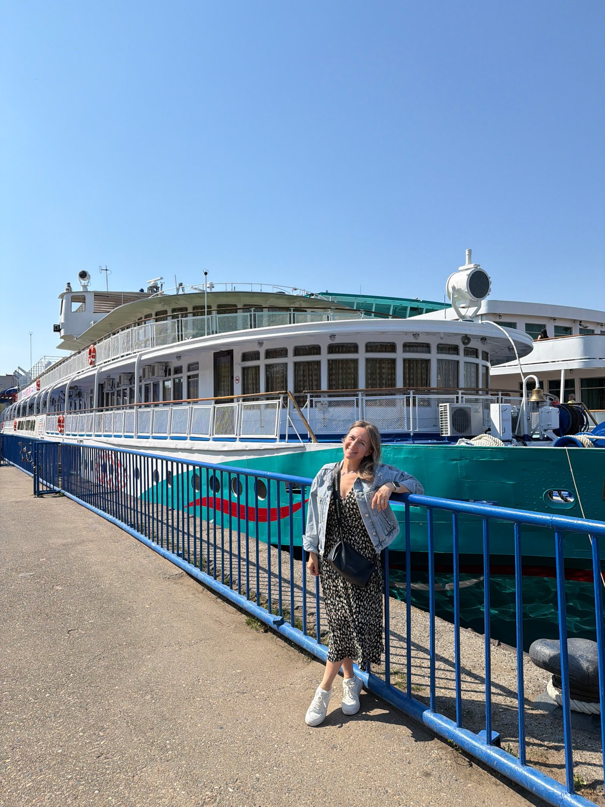 River cruise ship visit draws activity to Chaikovsky waterfront