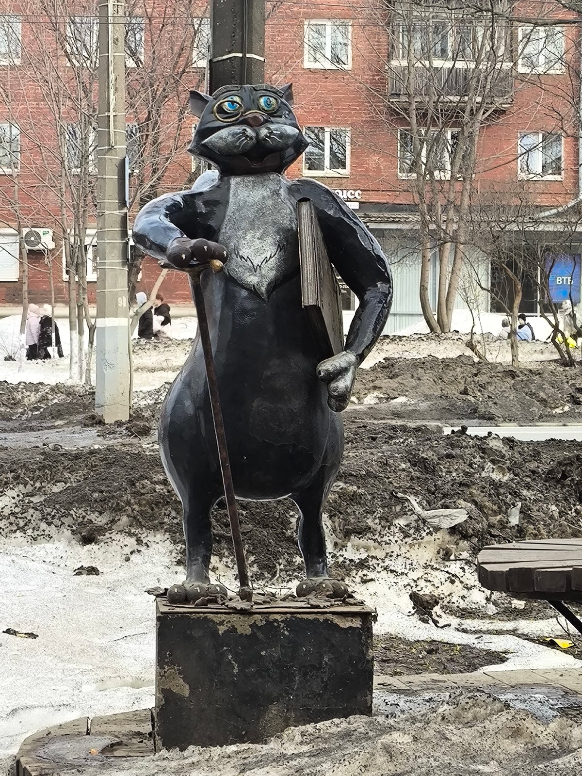 Urban art installations documented across Izhevsk, Russia