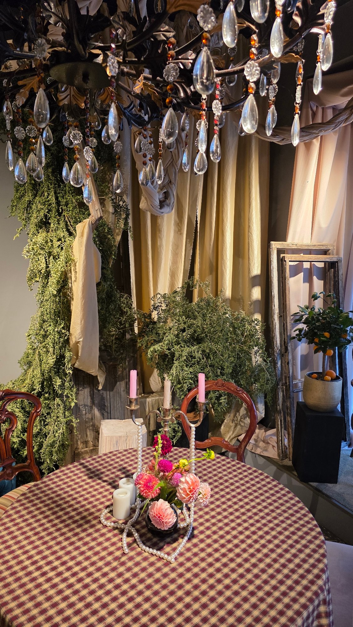Inside a Riga shop blending floristry, tableware, and home décor