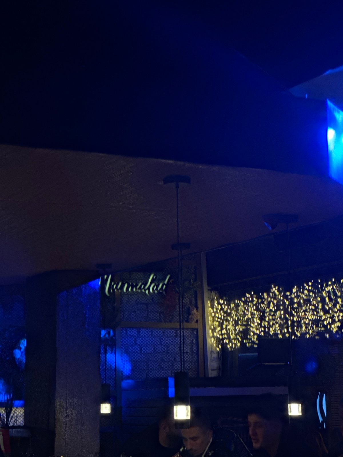 Evening dining captured at Plovdiv restaurant