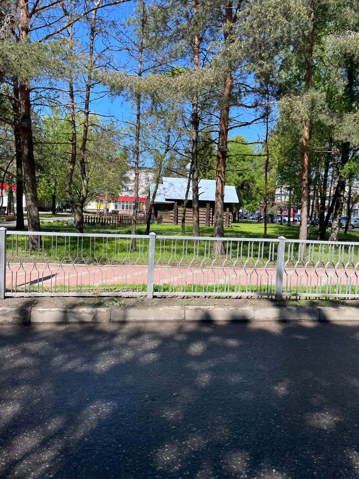 Spring day scenes documented across Priozersk, Russia