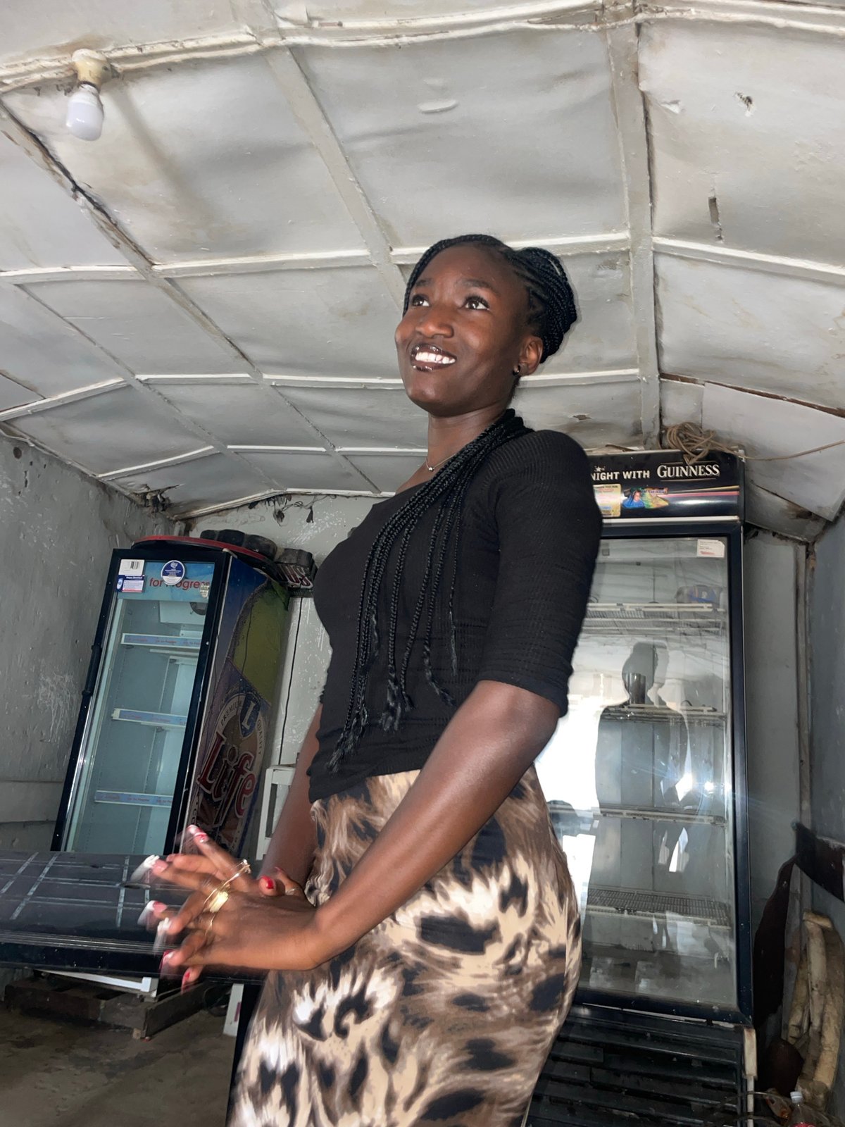 Portrait session captured young people in Jos commercial spaces
