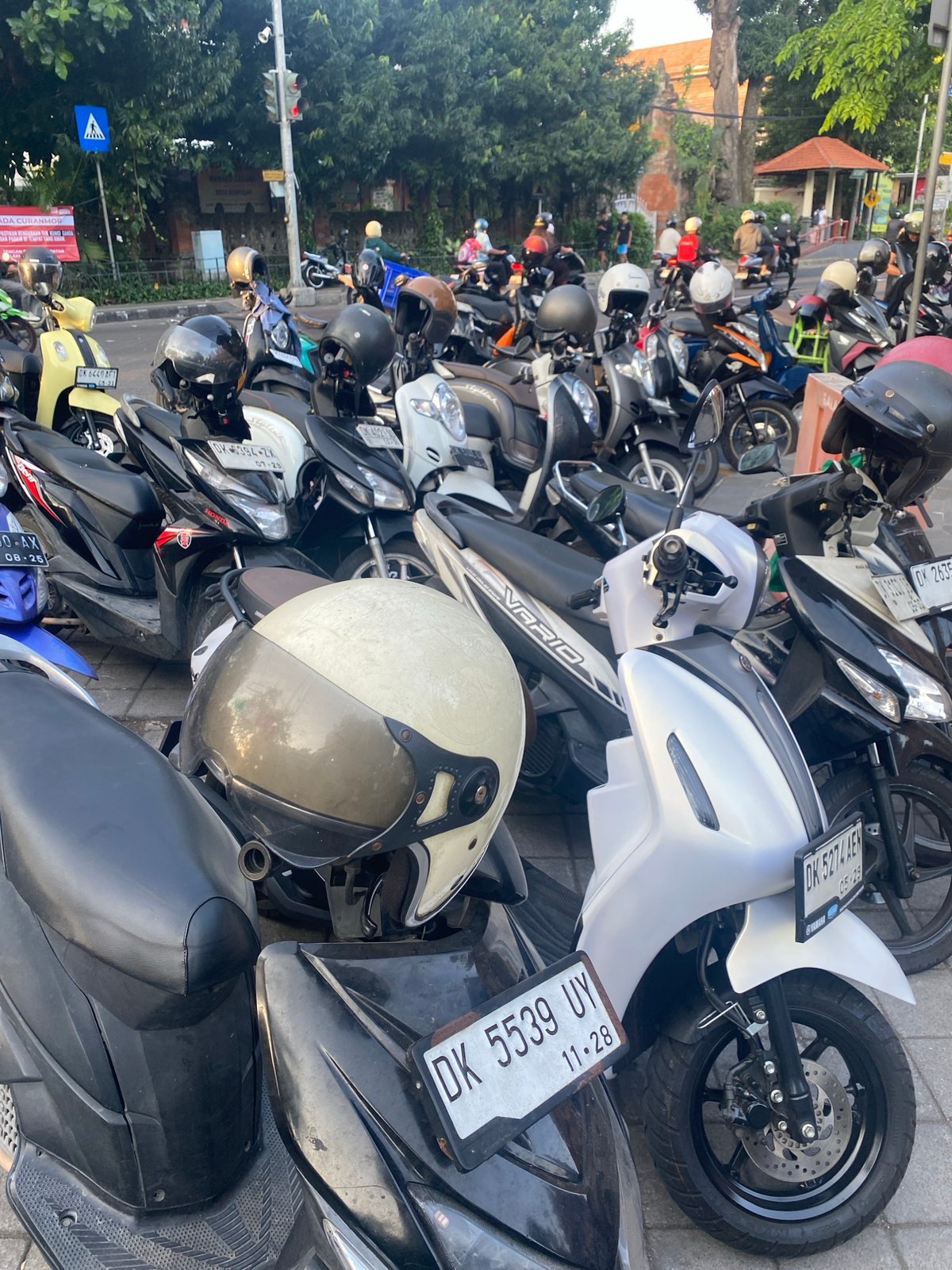 Morning at Bajra Sandhi: monuments, chess, and Denpasar street life