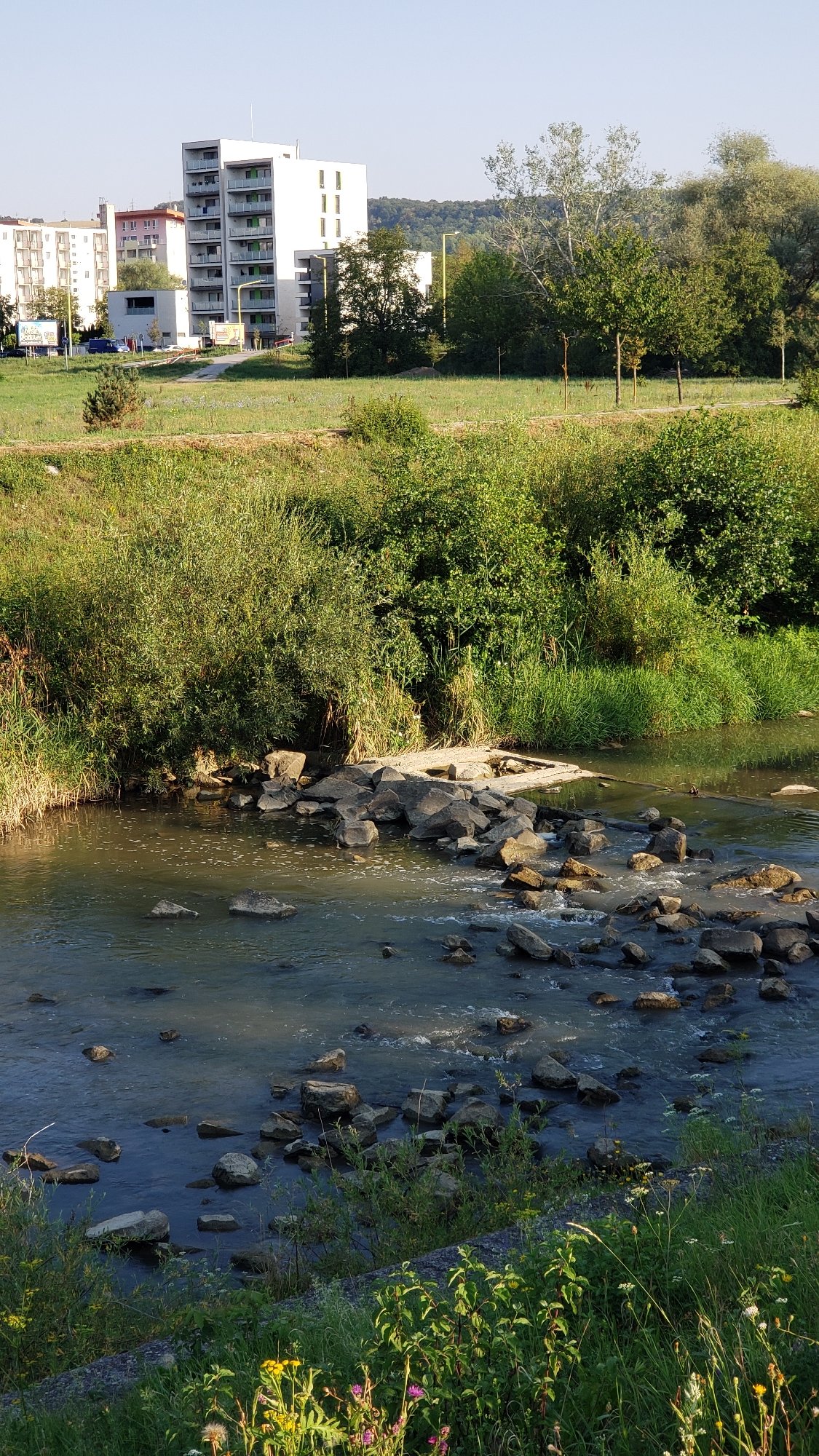 Riverside walk along Prešov's Sekčov and Torysa rivers