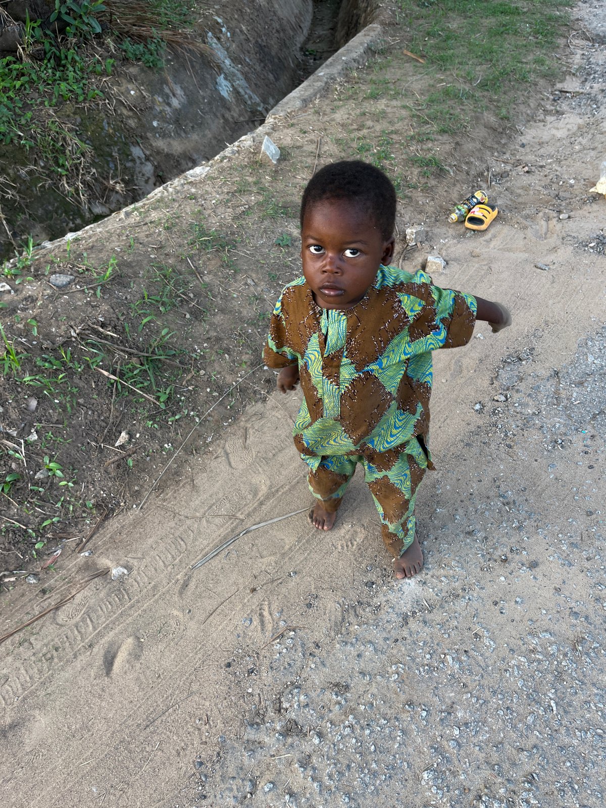 Morning street life captured in Abuja residential area