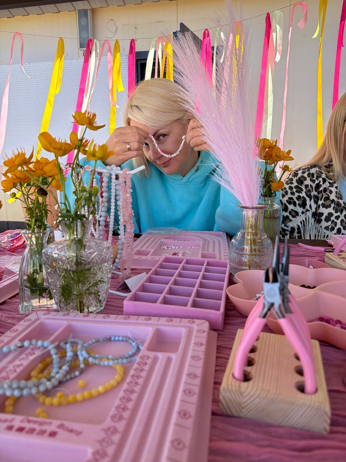Outdoor jewelry making workshop in Birobidzhan, Russia