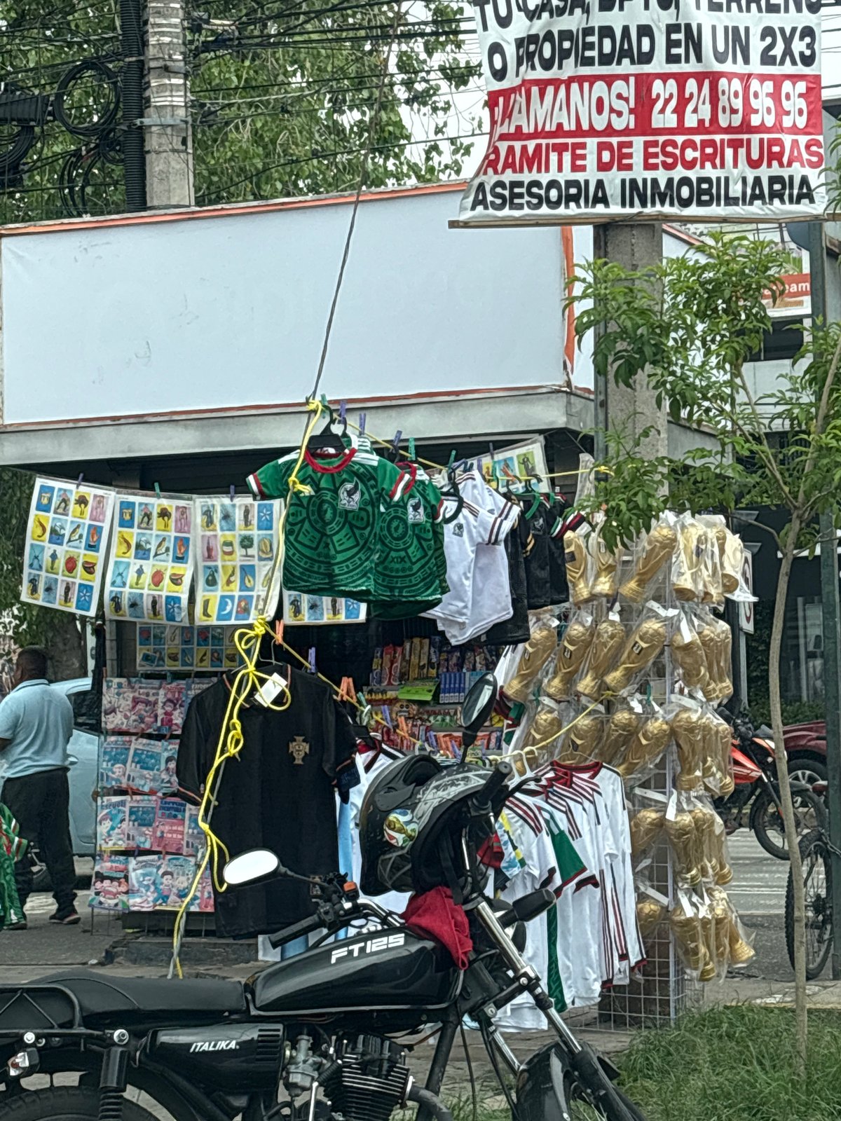 Street scenes captured from motorcycle and car in Puebla