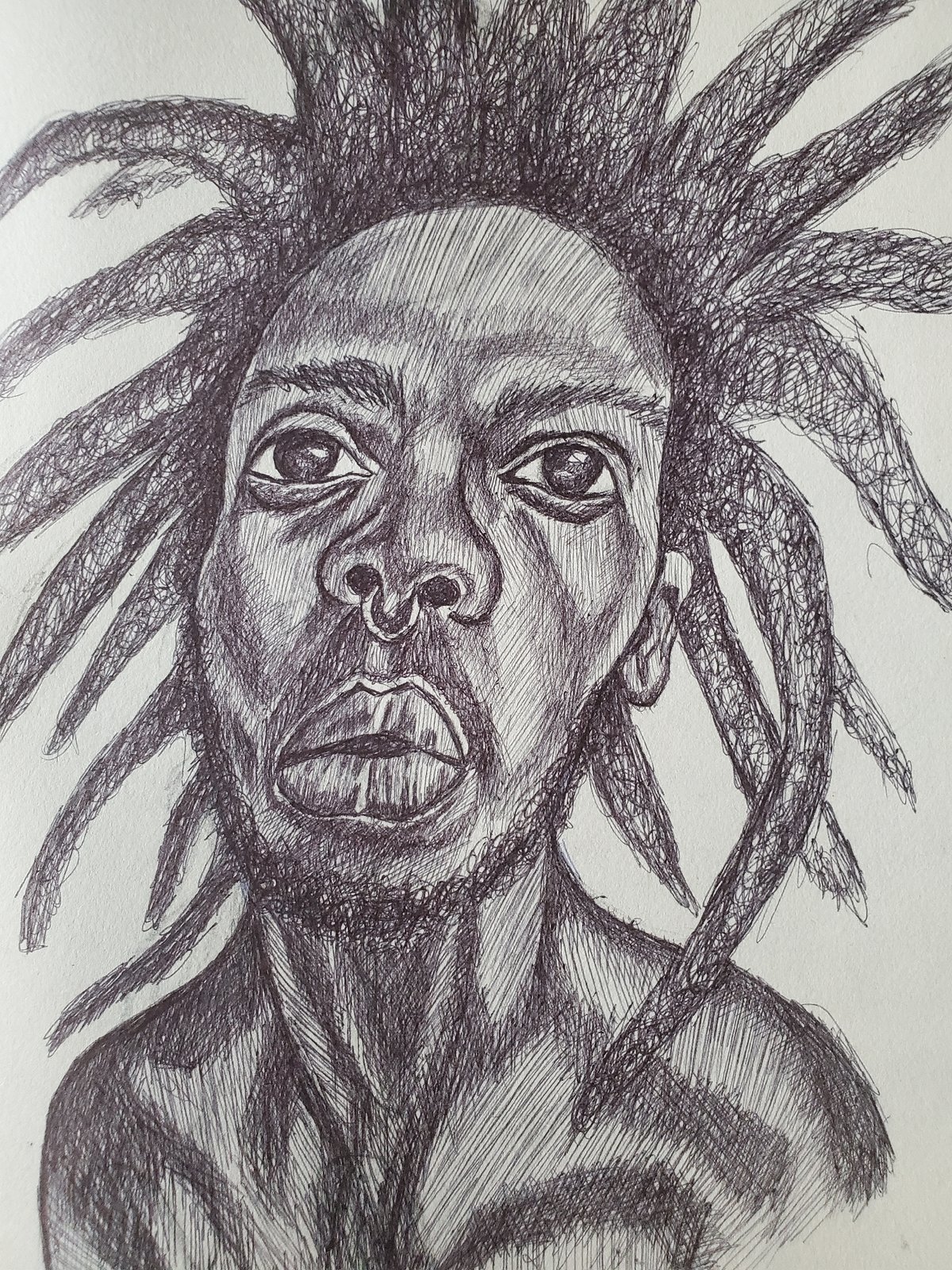 Portrait artist documents diverse faces in Mararaba, Nigeria
