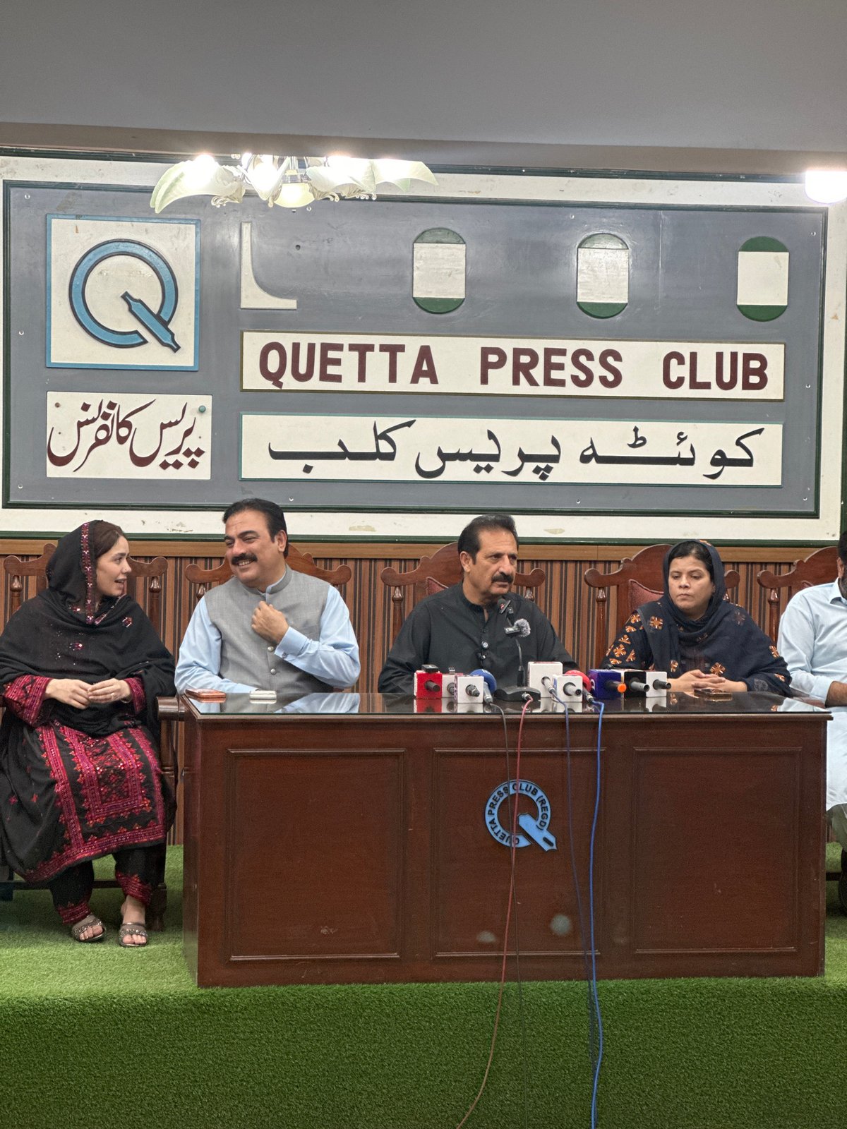 Press conference held at Quetta Press Club, Pakistan