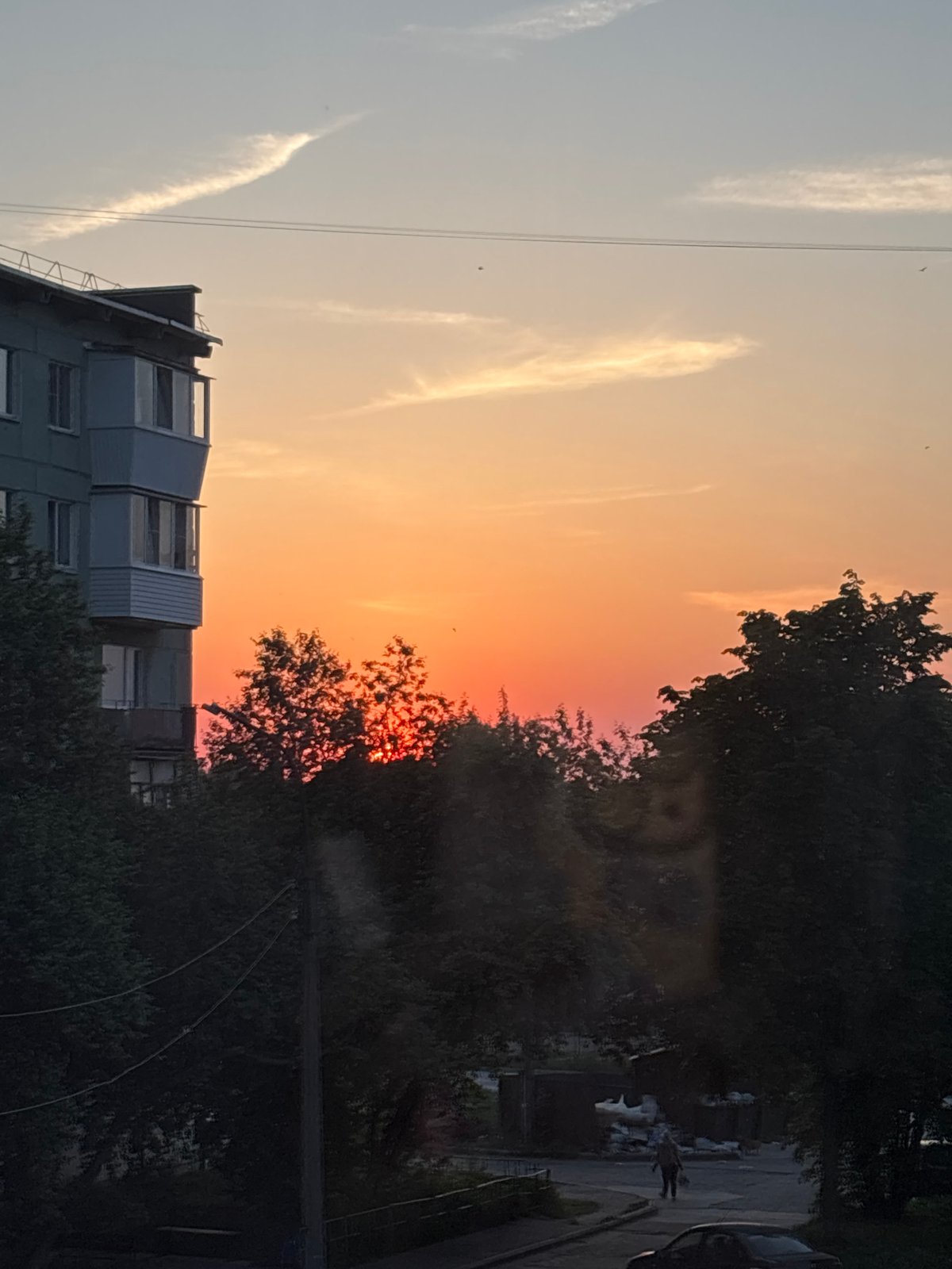 Everyday moments captured during sunset hour in Chaikovsky, Russia