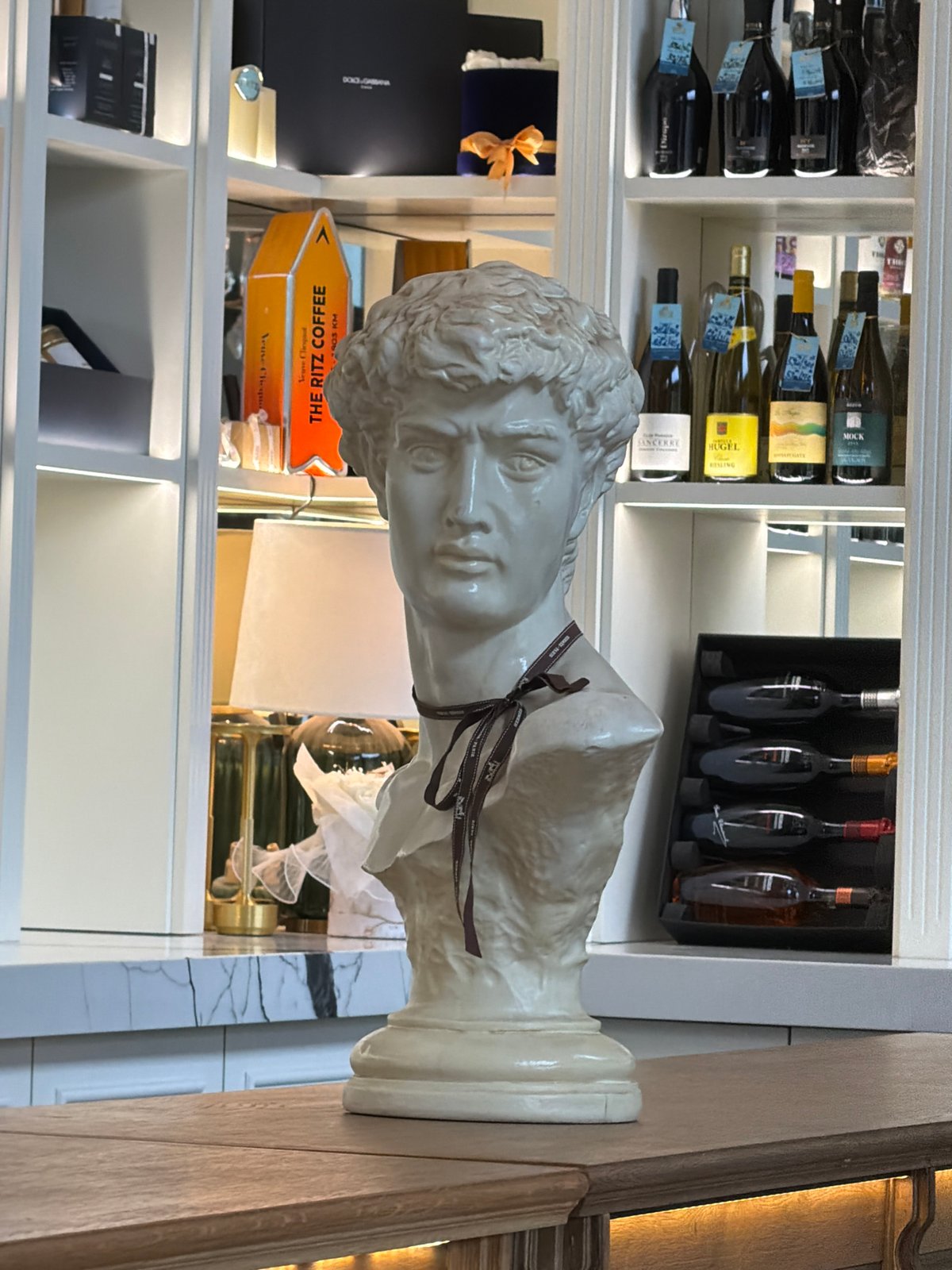 Classical male bust spotted in Sofia retail boutique