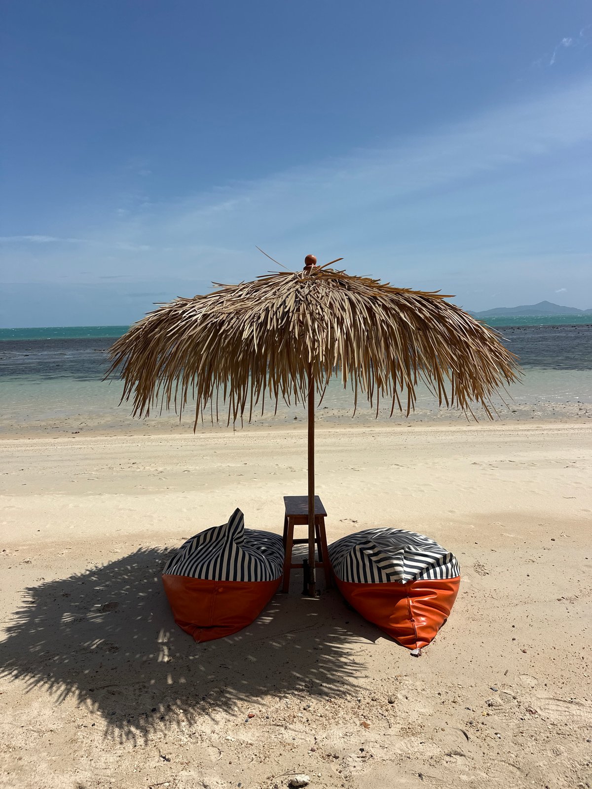 Lazy beach day at Ko Samui's Cape Beach Villa shoreline