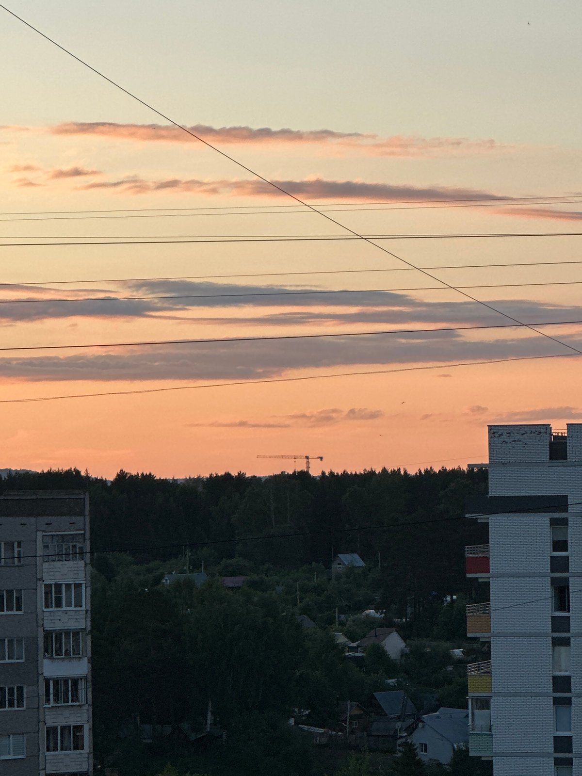 Families enjoy evening playground activities in Chaikovsky, Russia