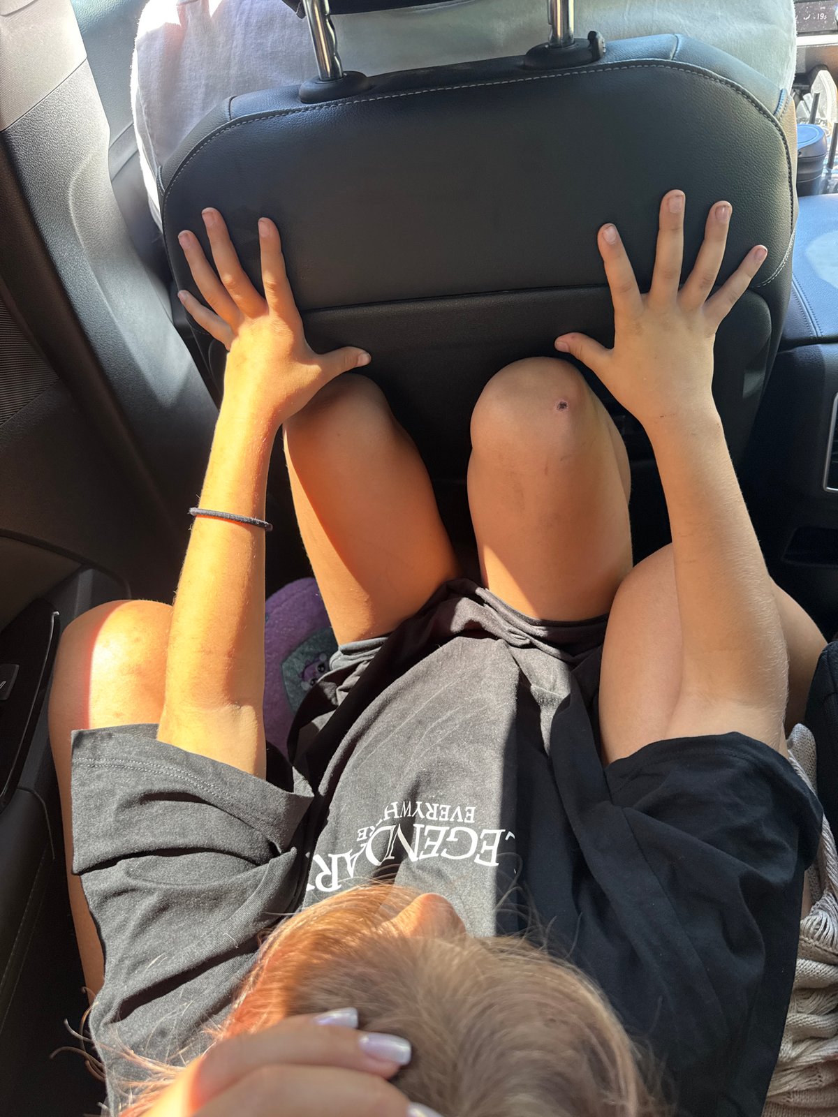 Family car journey documented in Kunje, Montenegro