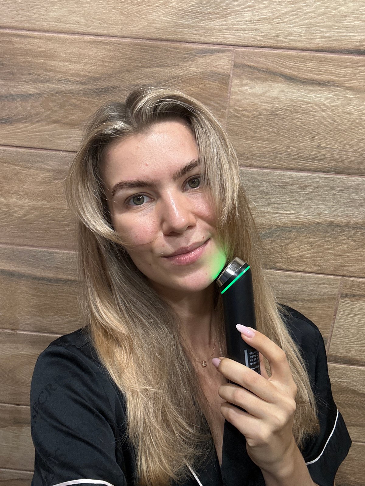 Woman's morning skincare and breakfast routine documented in seven memories
