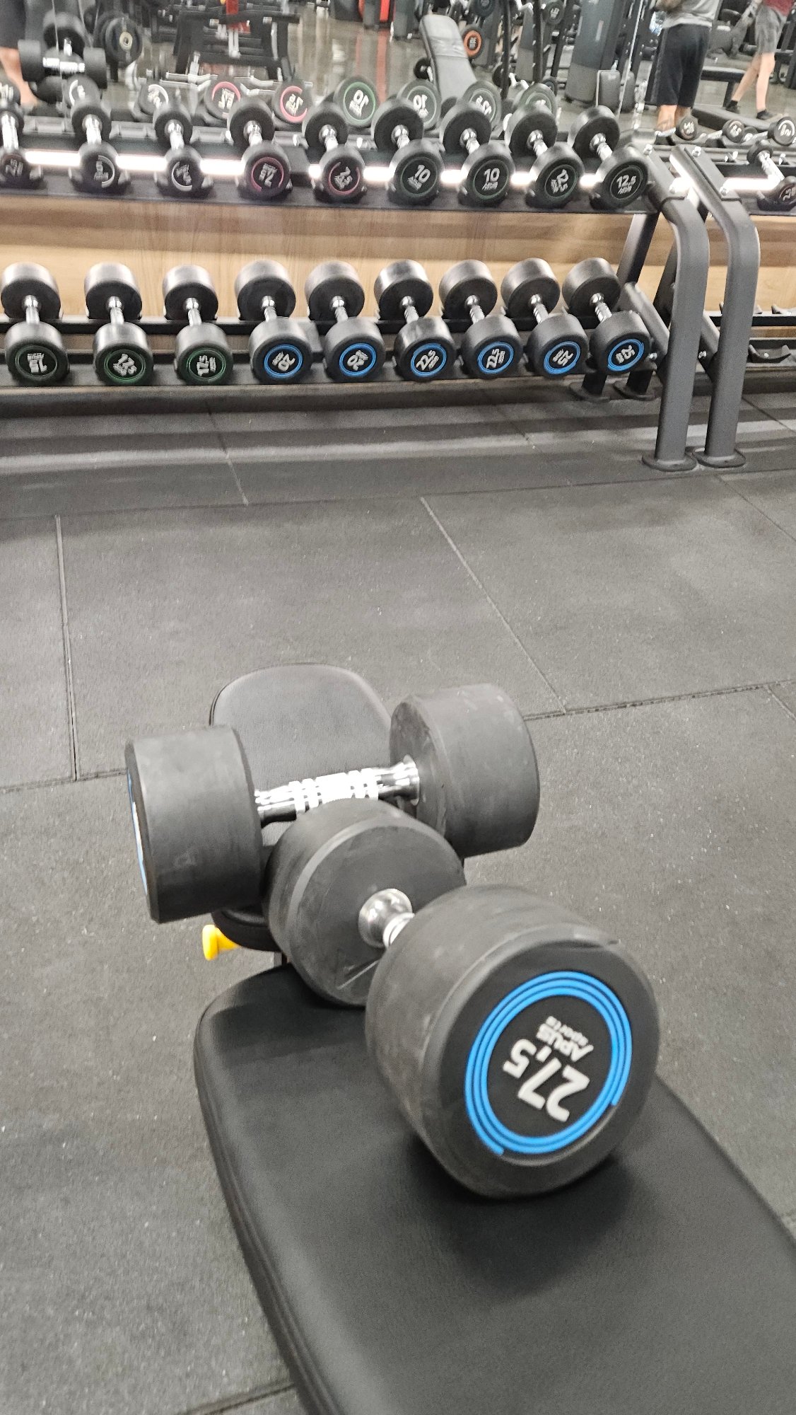 Man takes gym selfie in Plovdiv fitness center