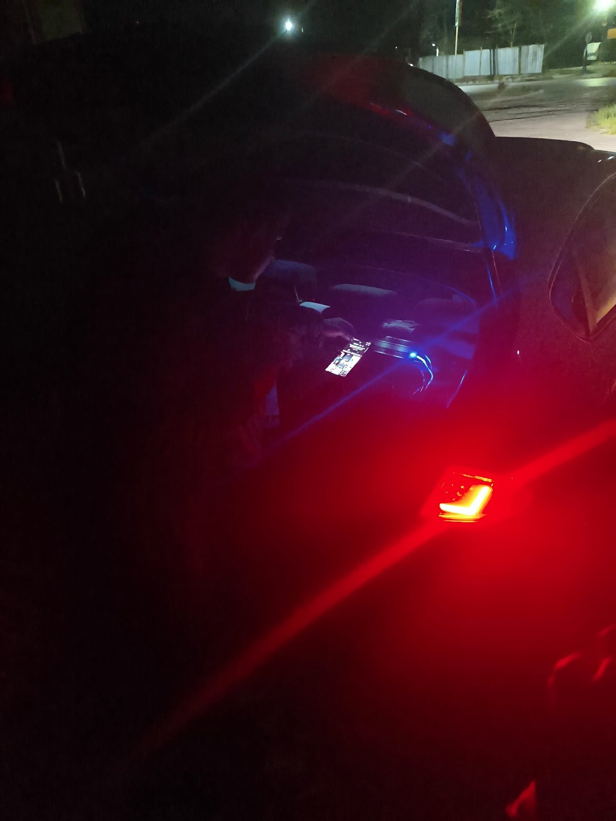 Modified car with starry lights spotted in Bulgarian town
