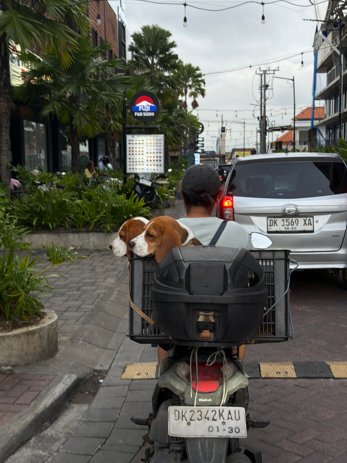 Daily life scenes documented in North Kuta Indonesia