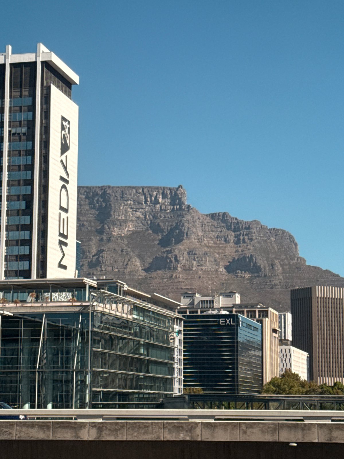 Cape Town cityscape captured with Table Mountain backdrop