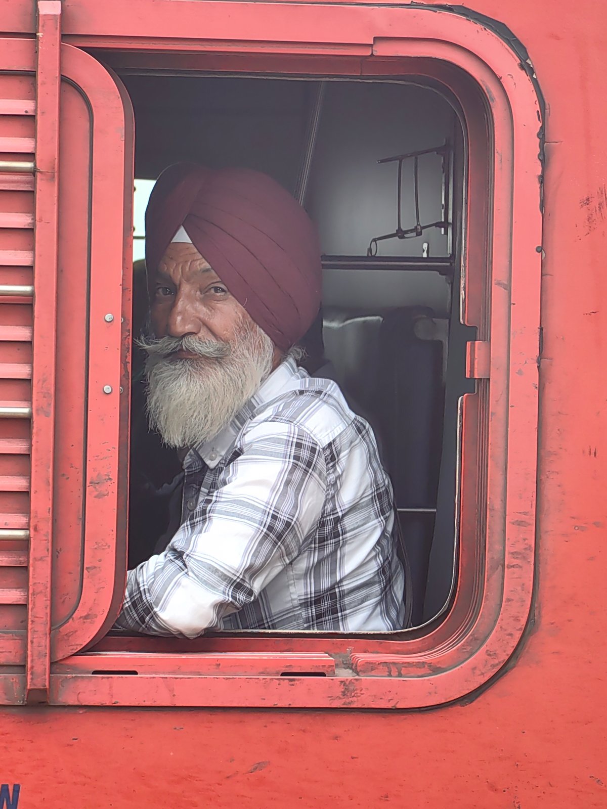 Busy morning around Malkapur's rail and road transport hub