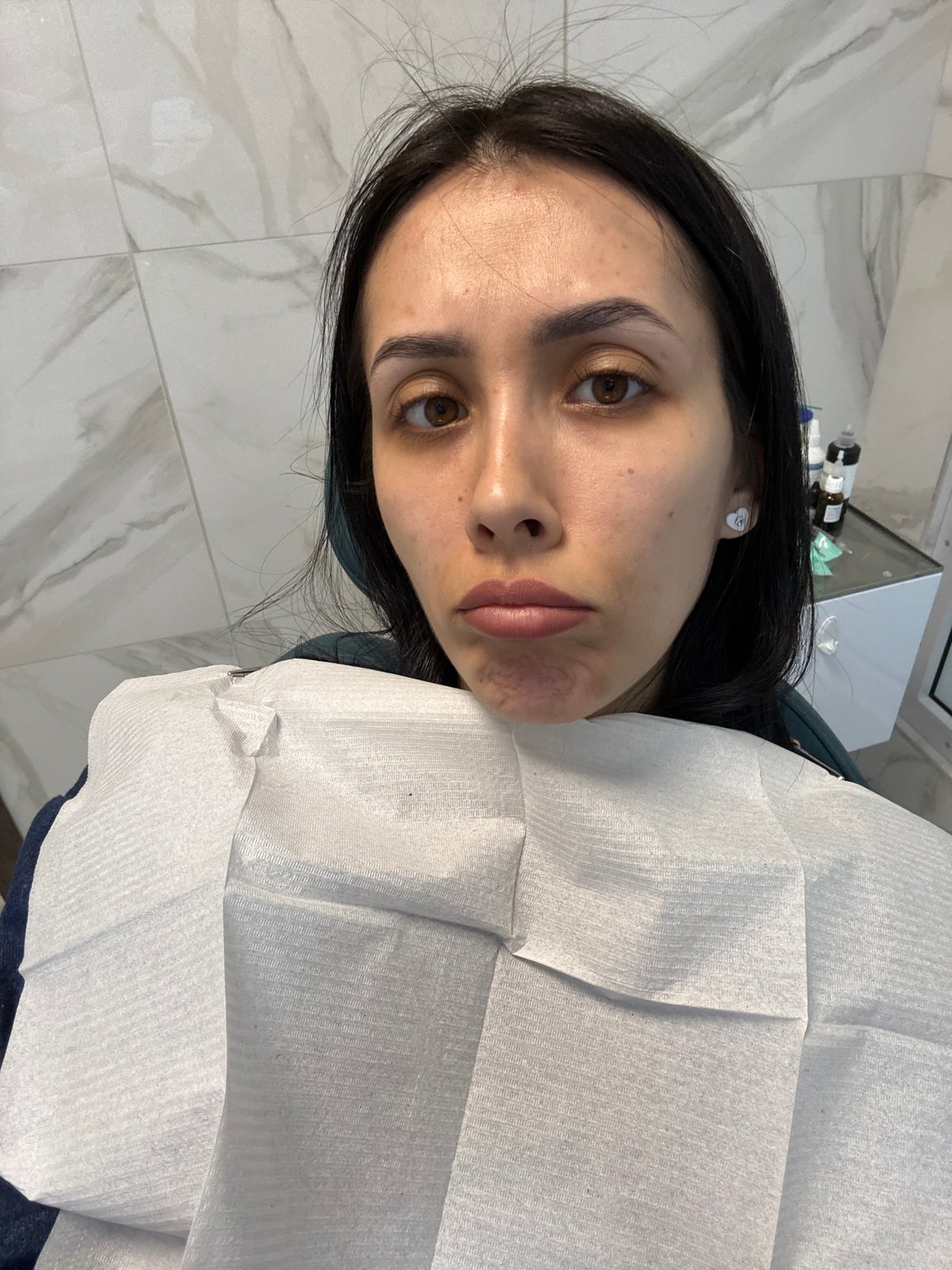 Woman observed in medical chair in Votkinsk, Russia