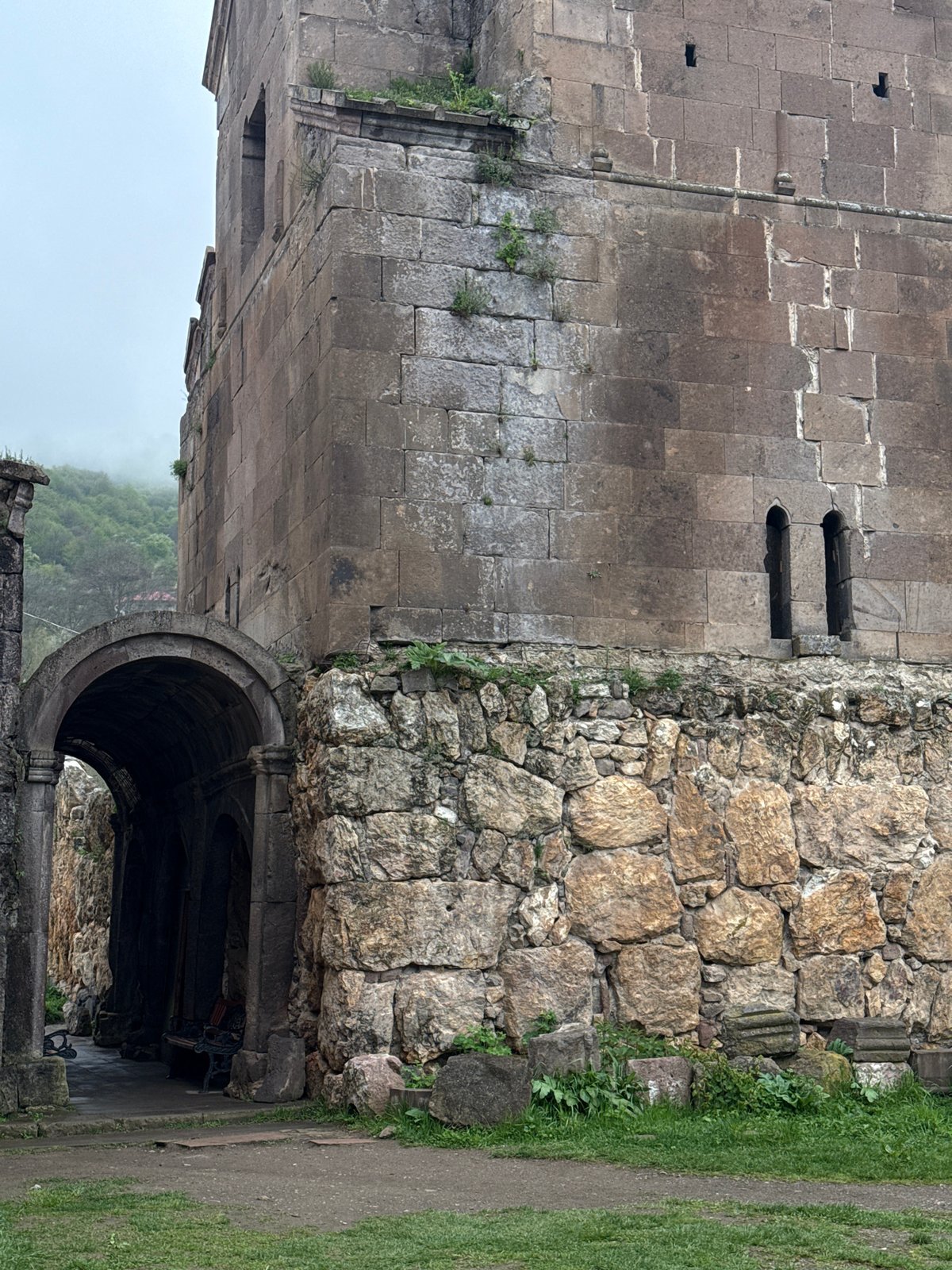 Spring morning scenes documented at Armenia's historic Goshavank Monastery