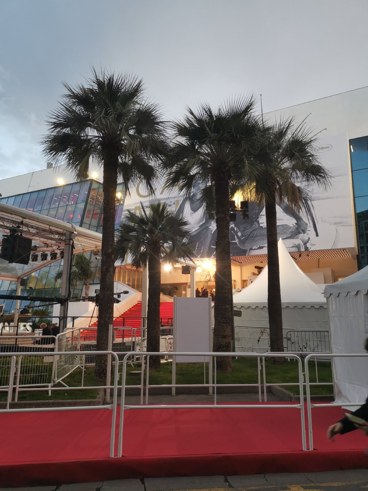 Cannes Film Festival scenes captured with luxury yachts in harbor