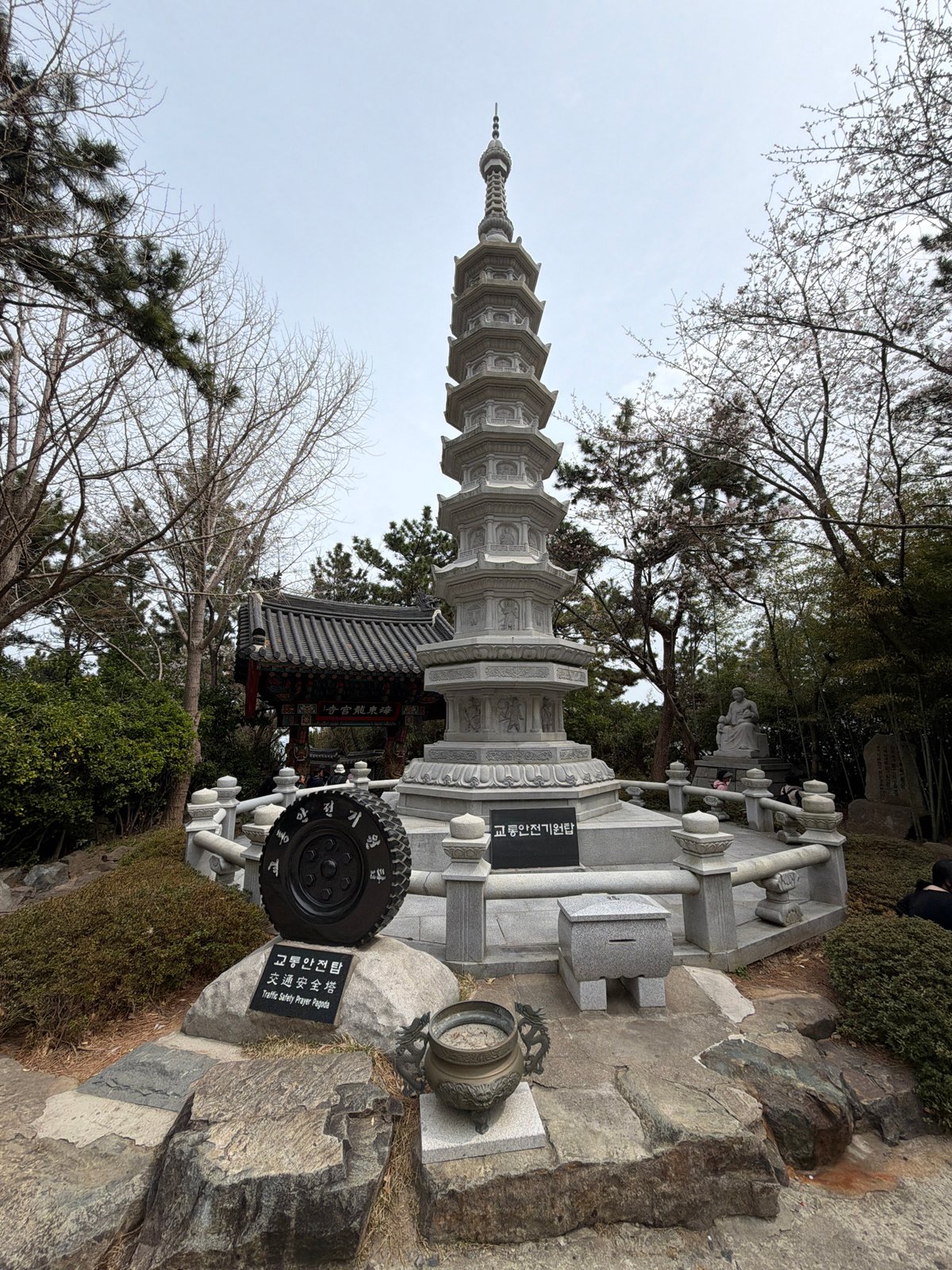 Early morning visit to Haedong Yonggungsa Temple documented
