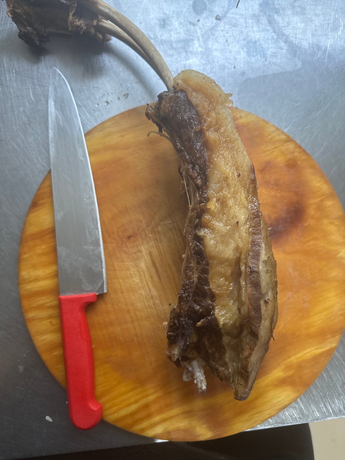 Meat carving and portioning session in Kostanay, Kazakhstan