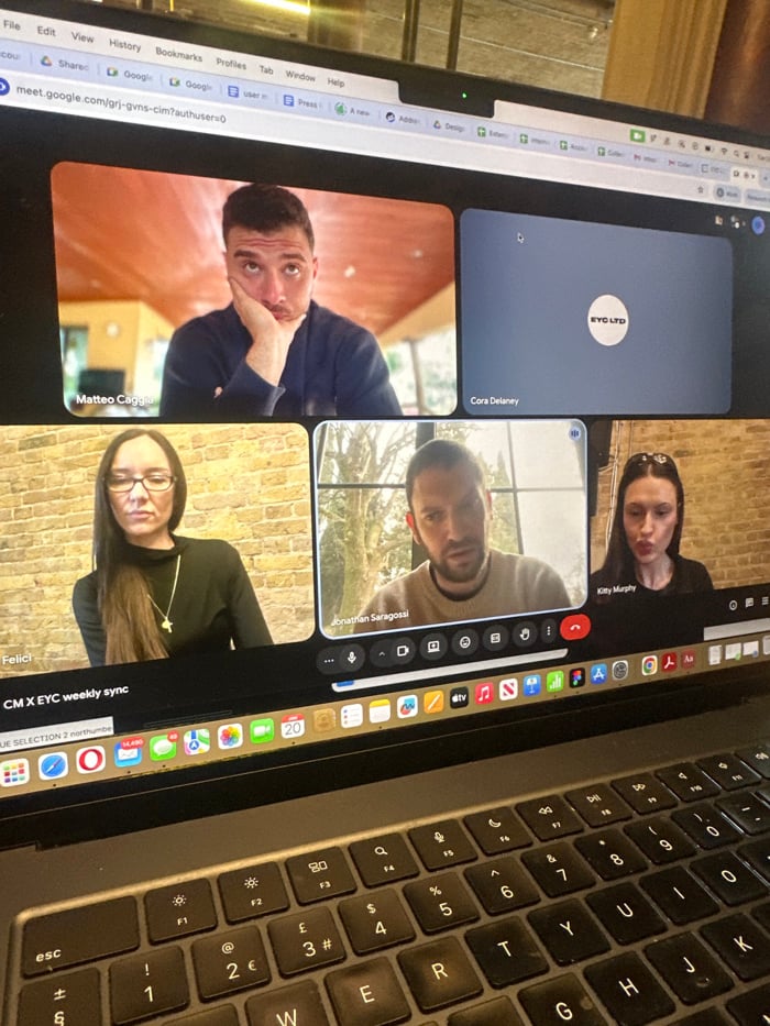 London resident captures video call, elevator selfies Monday afternoon