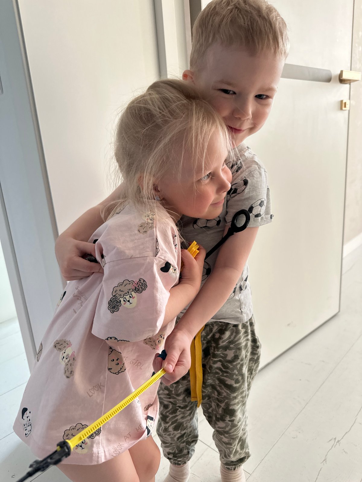 Children's daily activities documented across Prikamsky households