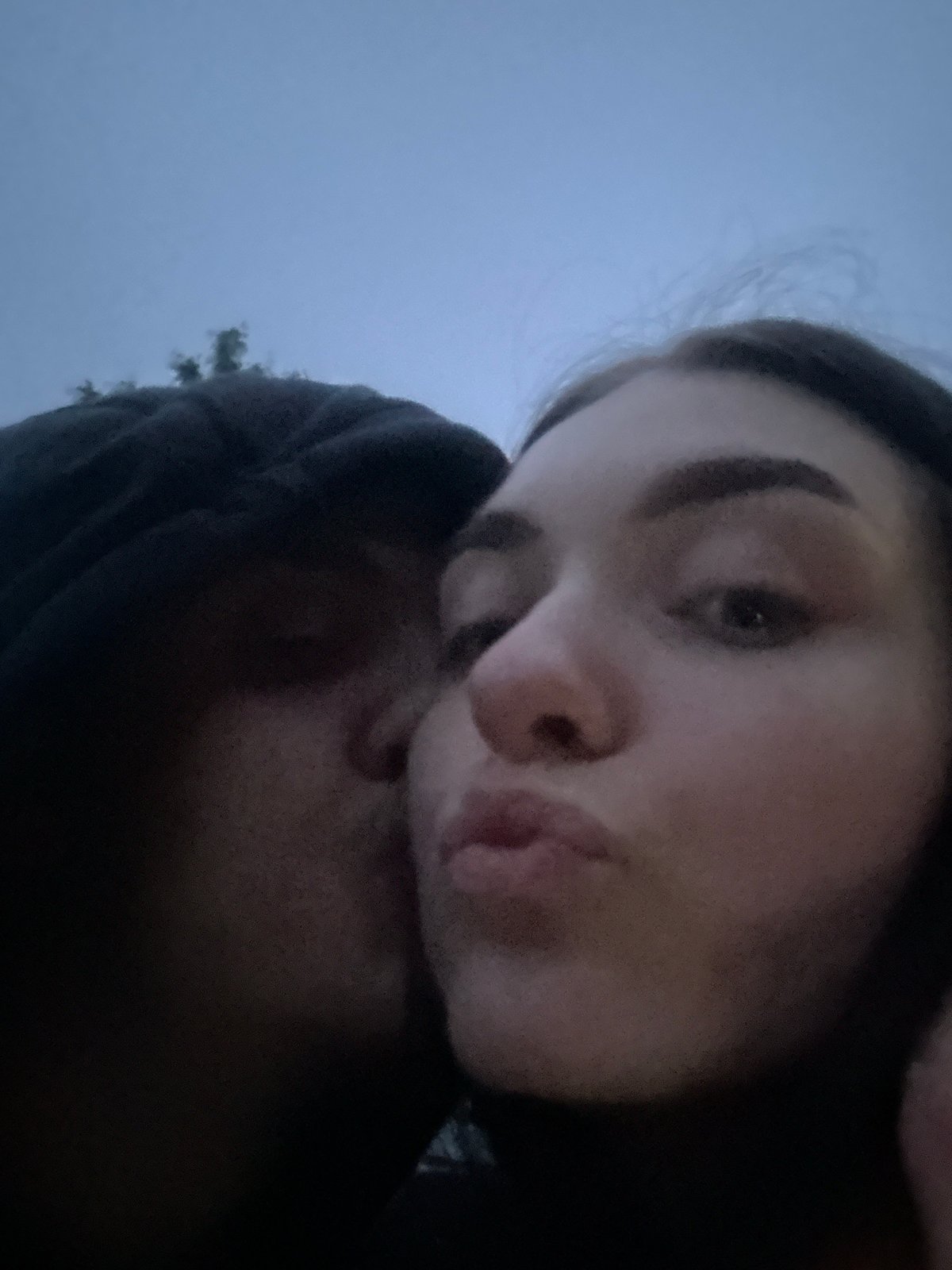 Couple shares intimate moments at dusk in Burgas, Bulgaria