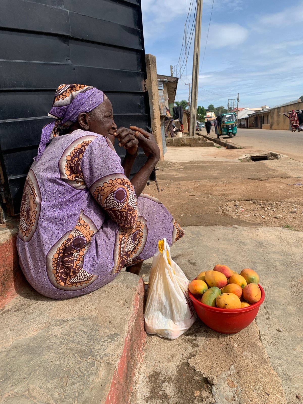 Morning street life documented in Jos, Nigeria