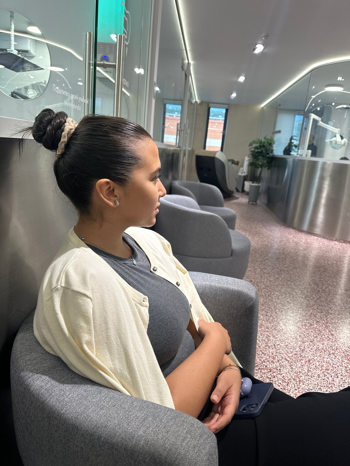 Coffee and chocolates at an Almaty café