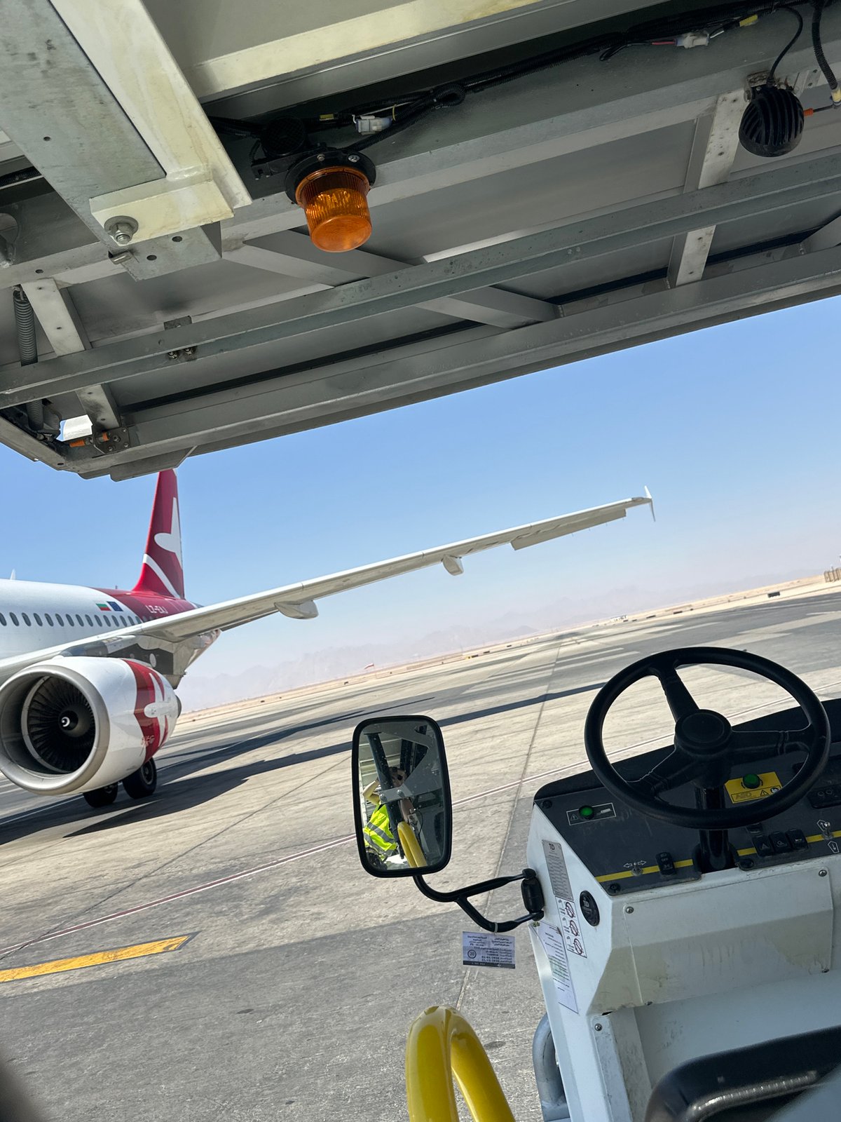 Air Cairo aircraft photographed at Al Hadaba airport tarmac