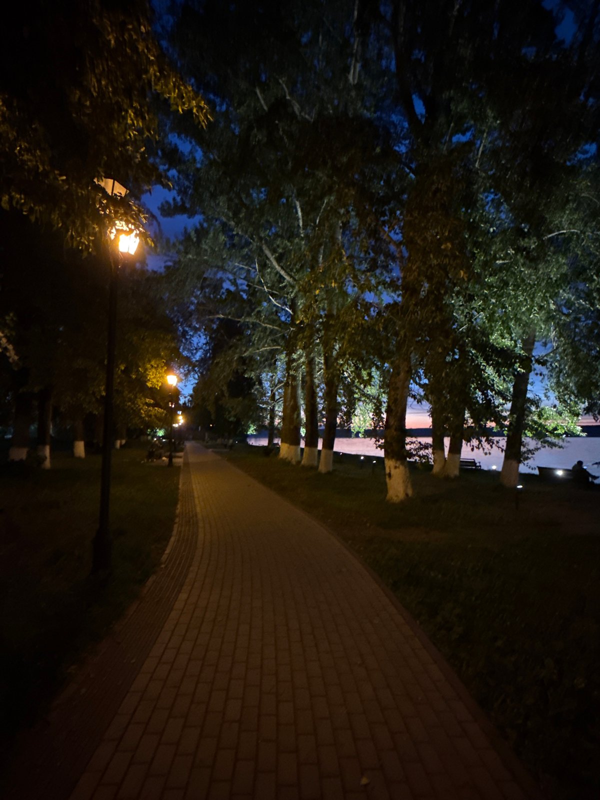 Midsummer evening along the Votkinsk Reservoir waterfront