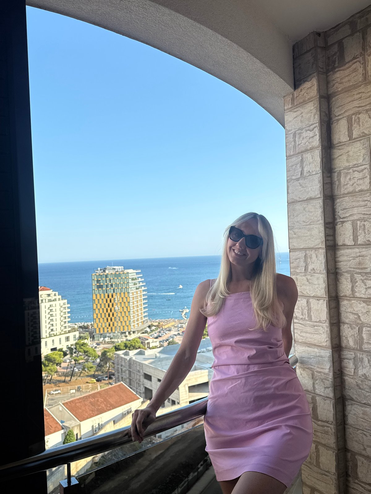 Balcony views over the Montenegrin coast, Boreti