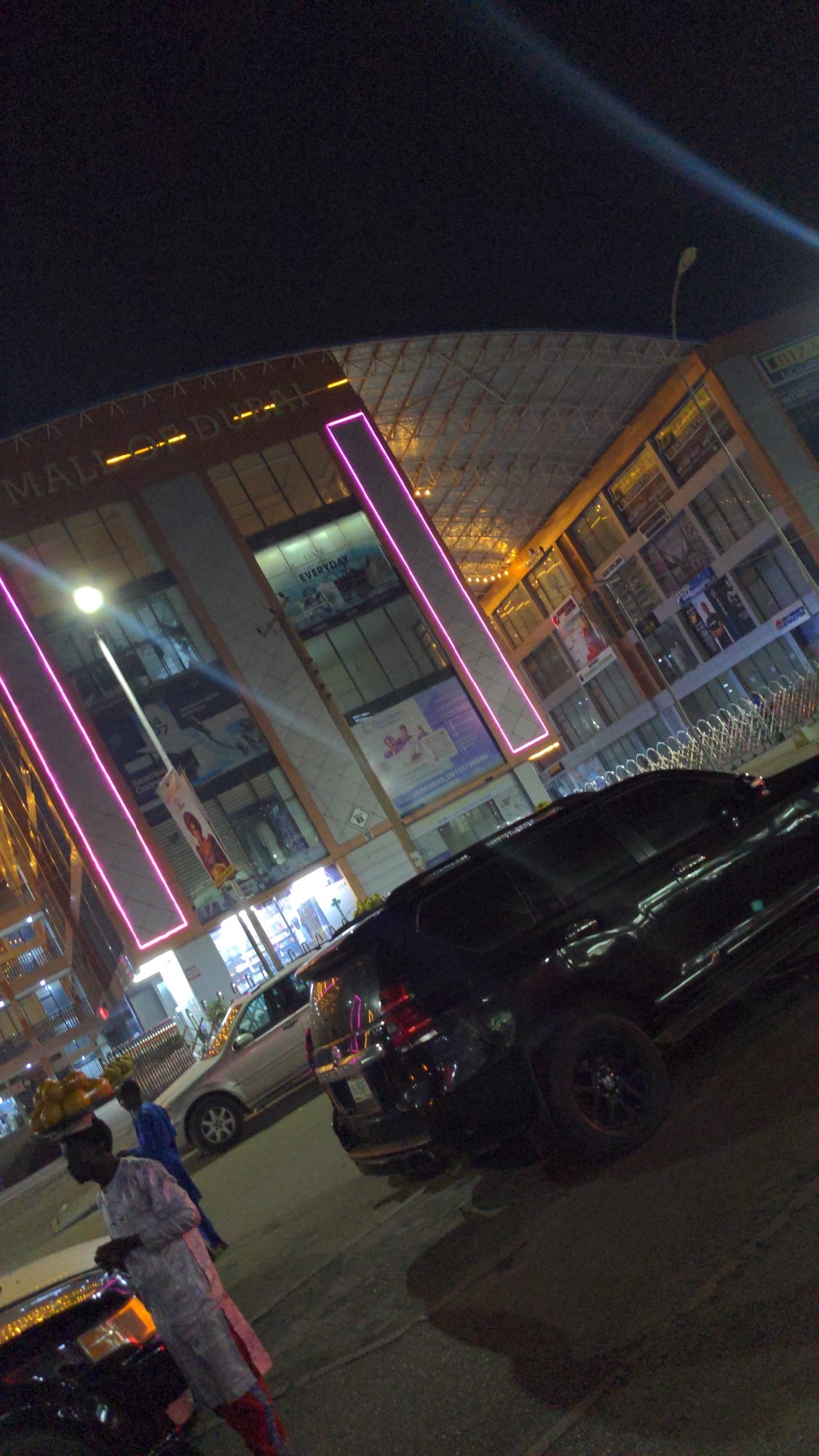 Busy nighttime commercial activity observed in Galadimawa Village