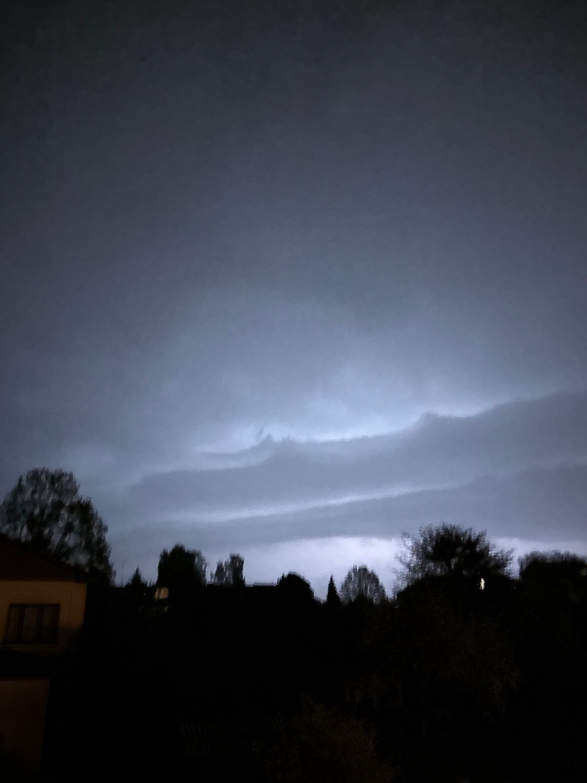 Intense lightning storm hits Carnikava Latvia every two seconds