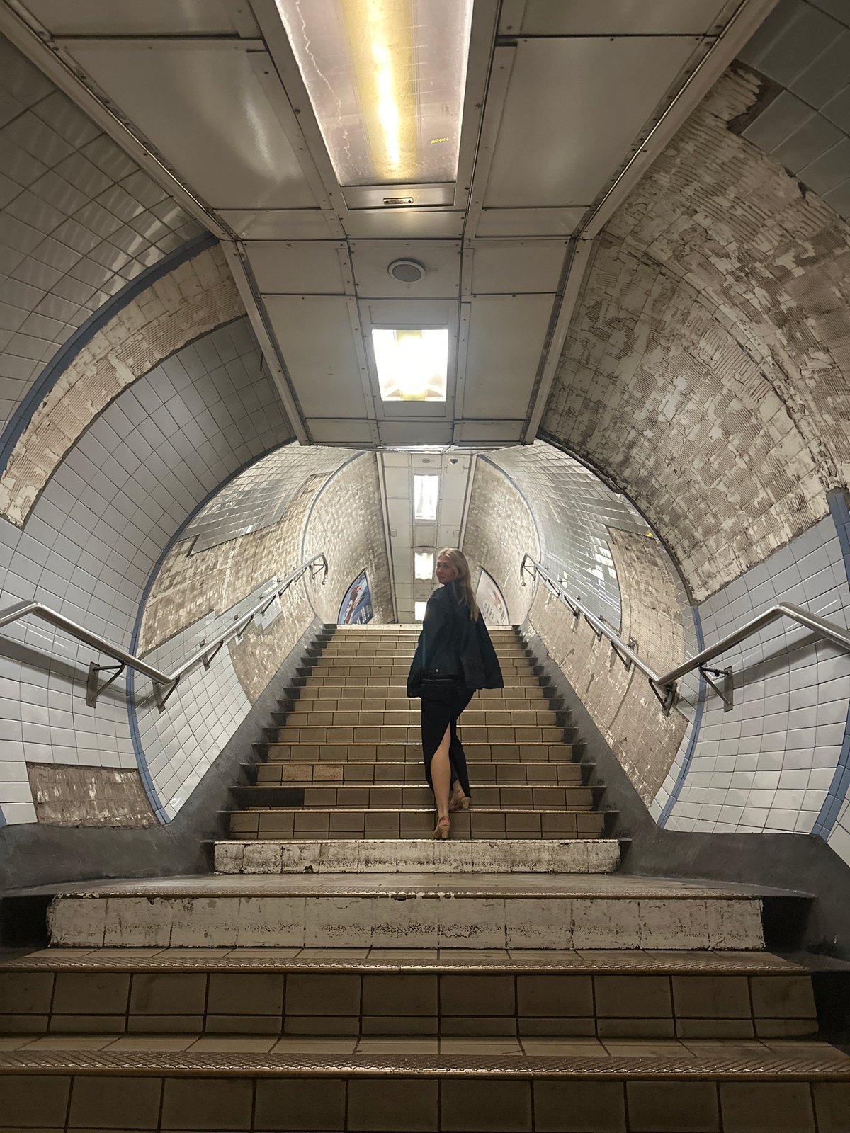 Woman observed at London's Aldwych tube station Sunday evening