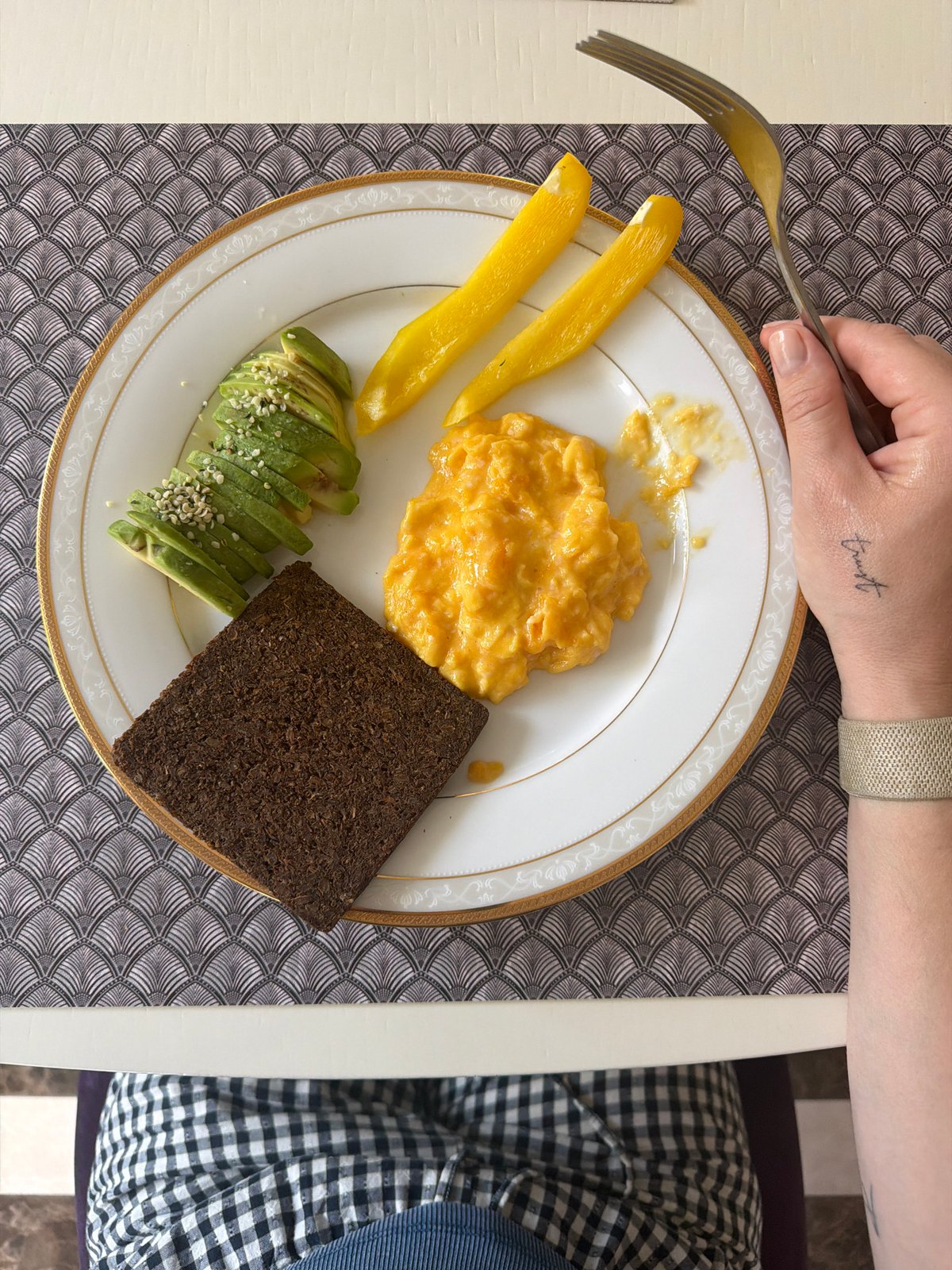 Breakfast meal documented in Новоглаголево, Russia