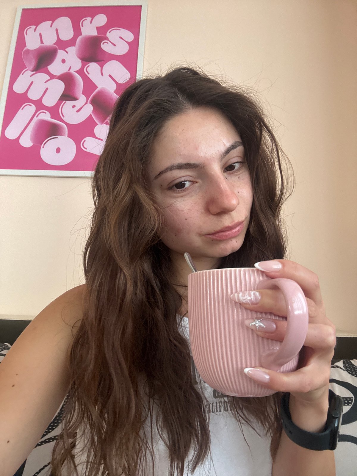 Morning drink at home in Varna, Bulgaria