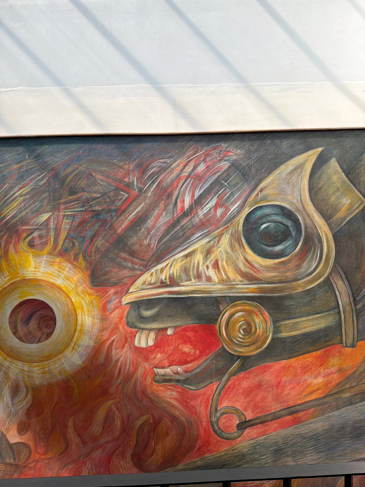 Art and coding captured in San Andrés Cholula afternoon